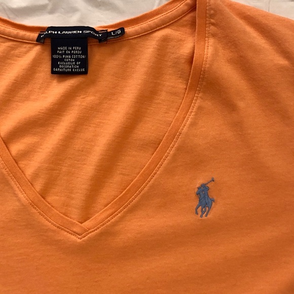 RALPH LAUREN POLO SPORT WOMENS LARGE T-SHIRT - Picture 4 of 7